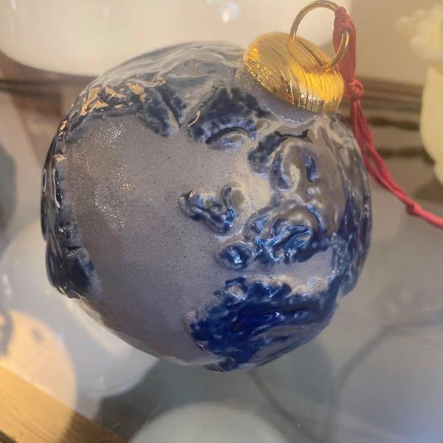 ROWE Pottery クリスマスコレクション　オーナメント　地球儀 ROWE Pottery クリスマスコレクションオーナメント地球儀
